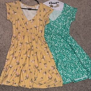 BUNDLE - 2 Summer Dresses 
same exact dress and size, just different patterns
